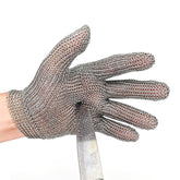 X-Chainmail Chainmail Cut Resistant Gloves | Ambidextrous Butcher Stainless Chain Link Gloves Steel Wristband x-chainmail