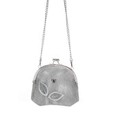 X-Chainmail Vintage Chainmail Mini Bag | Handmade Metal Mesh Purse, Shiny Evening Clutch, Designer Shoulder Handbag for Party & Night Out