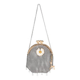 X-Chainmail Chainmail Bag | for Women Stainless Steel Metal Mesh Evening Purse Handbag