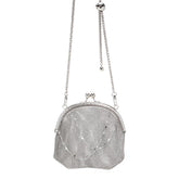 X-Chainmail Handmade Chainmail Purse | Stainless Steel Metal Mesh Bag Elegant Vintage Evening Handbag Fashion Party Clutch for Women