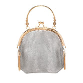 X-Chainmail Modern Chainmail Mini Purse | Silver Metal Mesh Bag for Women’s Party, Wedding & Cosplay