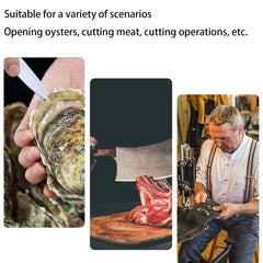 20cm Long Chainmail Meatl Glove Cutting Meat Level 5 Kitchen Cut Resistant Gloves x-chainmail