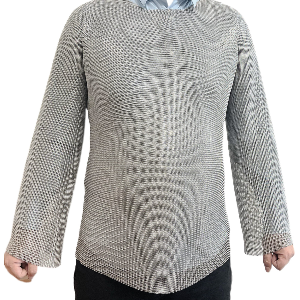 Chainmail Shirt Costume Armour Long Sleeve Shirt Medieval Chain Mail Replica Armor