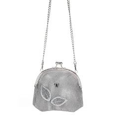 X-Chainmail Vintage Chainmail Mini Bag | Handmade Metal Mesh Purse, Shiny Evening Clutch, Designer Shoulder Handbag for Party & Night Out