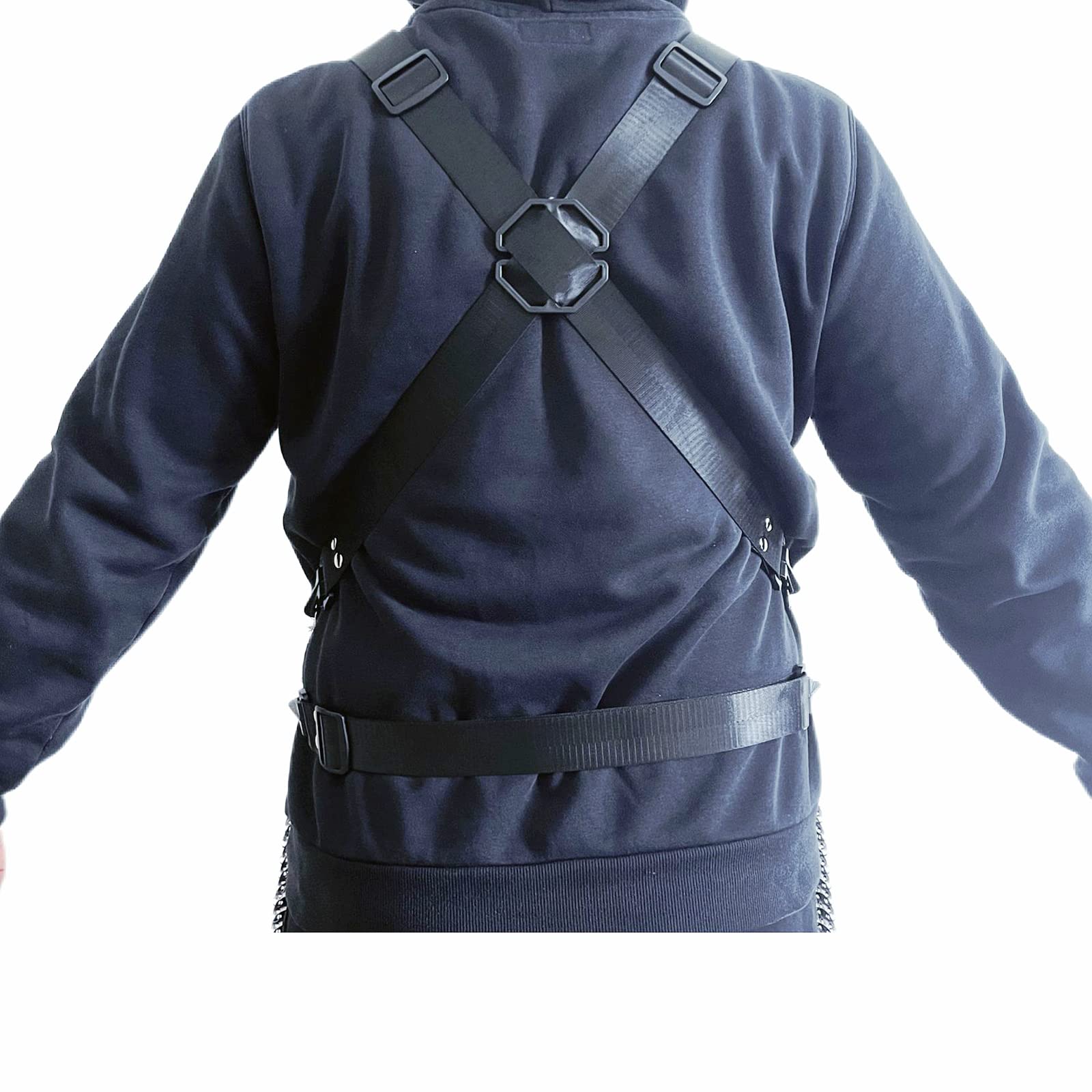 Aluminium Chainmail Cut Resistant Apron Adjustable Shoulder Strap x-chainmail