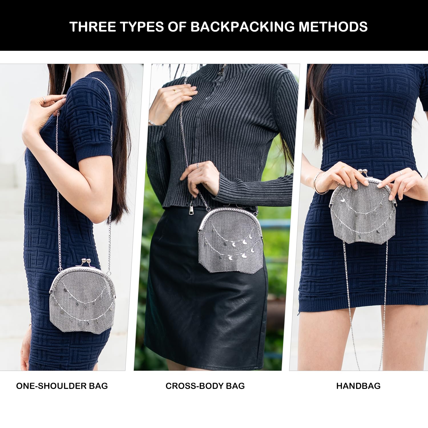Chainmail Mini Bag – Metallic Mesh Purse for Party, Banquet & Date Night