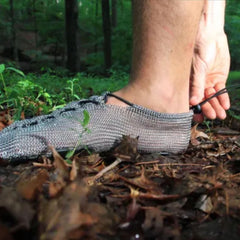 Chainmail Safety Shoes Stainless Steel Cut Resistant & Slip Resistant Footwear x-chainmail