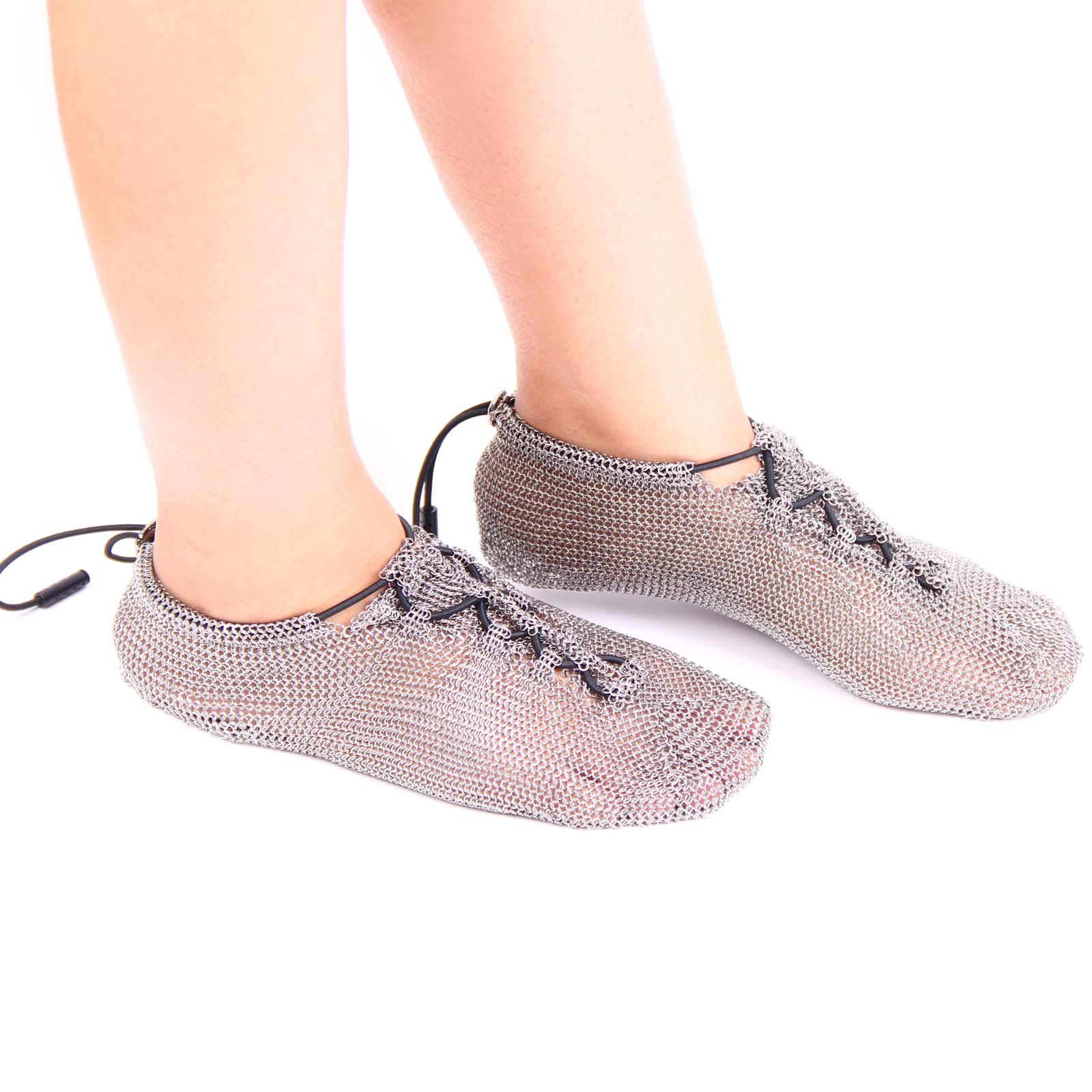 Chainmail Safety Shoes Stainless Steel Cut Resistant & Slip Resistant Footwear x-chainmail