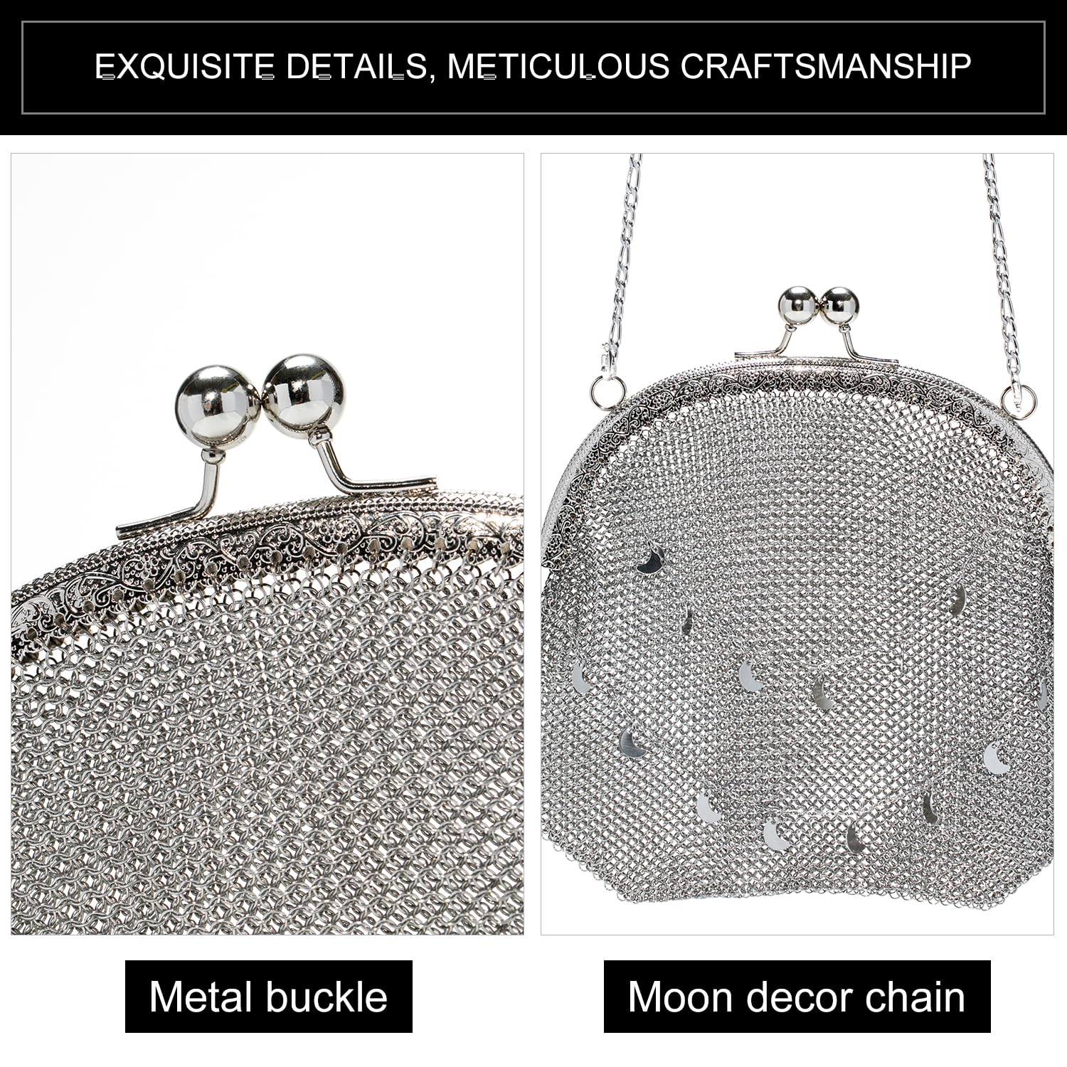 Chainmail Mini Bag – Metallic Mesh Purse for Party, Banquet & Date Night